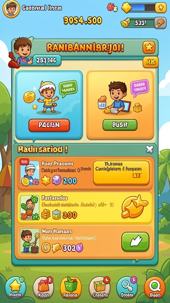 aakasino - Tampilan antarmuka yang menarik dan mudah dinavigasi.