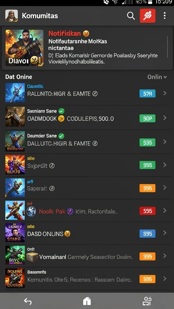 olxslot - Tampilan antarmuka yang menarik dan mudah dinavigasi.